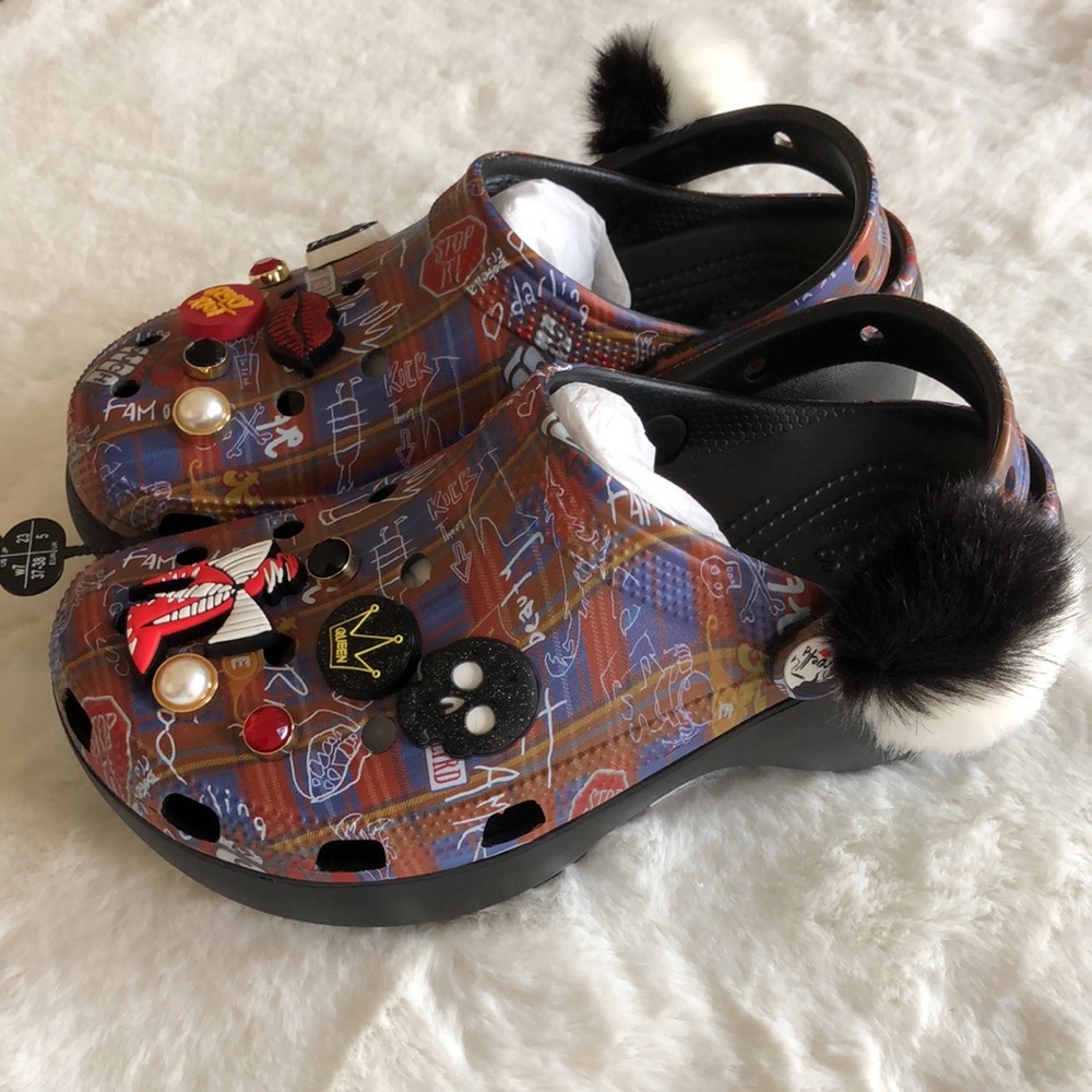 Disney 101 Dalmatians Cruella de Vil Platform Crocs Limited Edition NWT - Picture 8 of 12